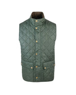 Green Quilted Mock Collar Jacket 1