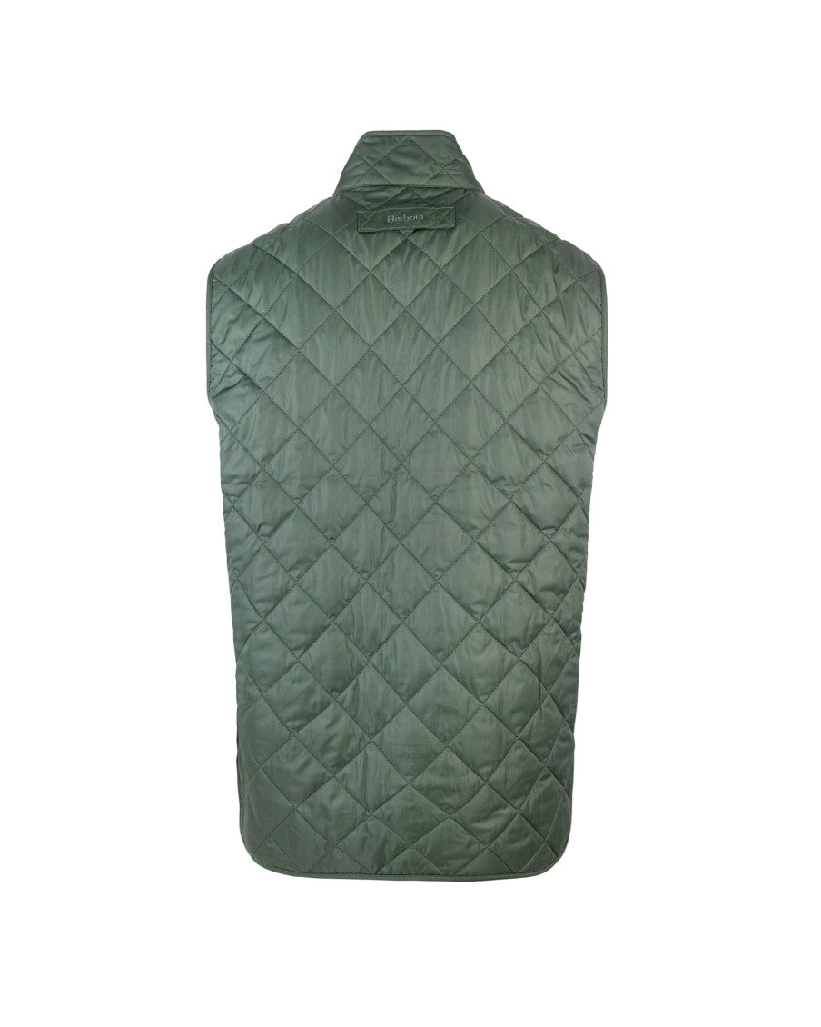 Green Quilted Mock Collar Jacket 2