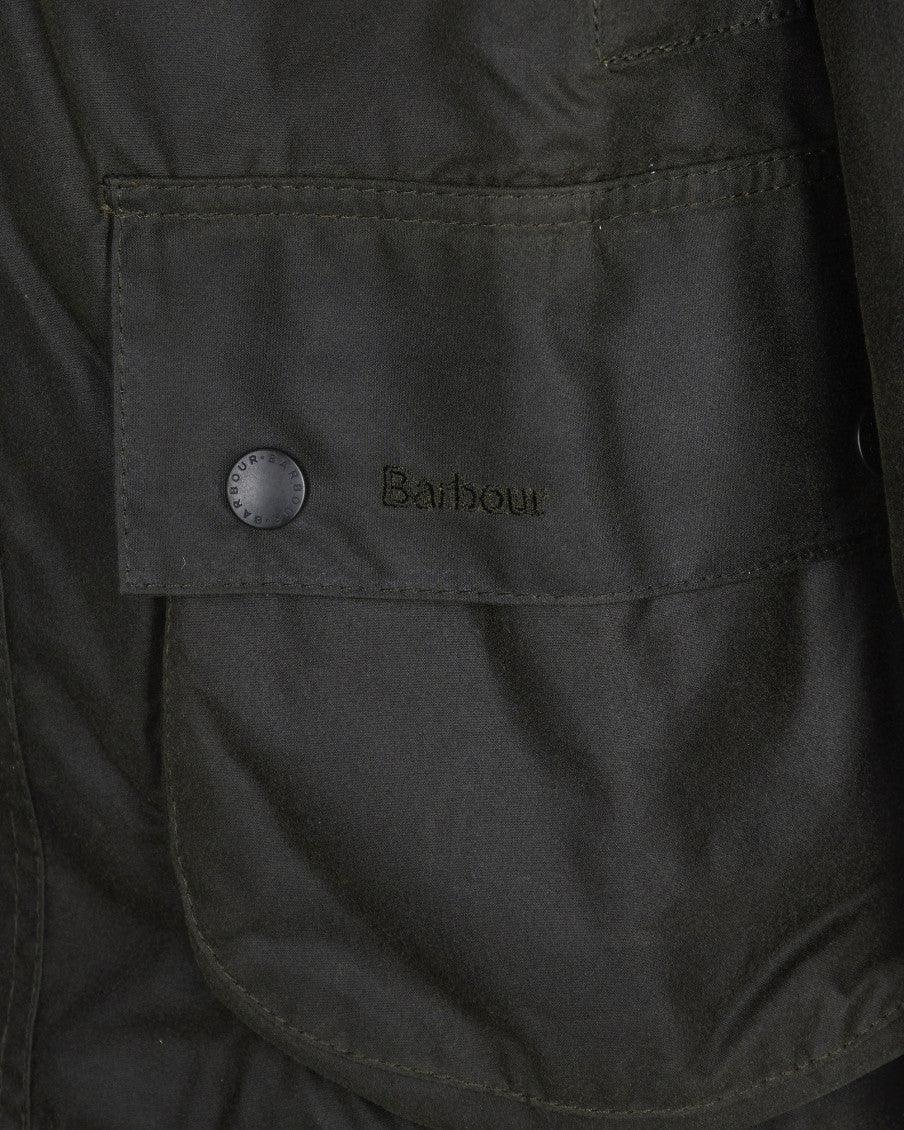 Dark Olive Shirt Collar Jacket 3