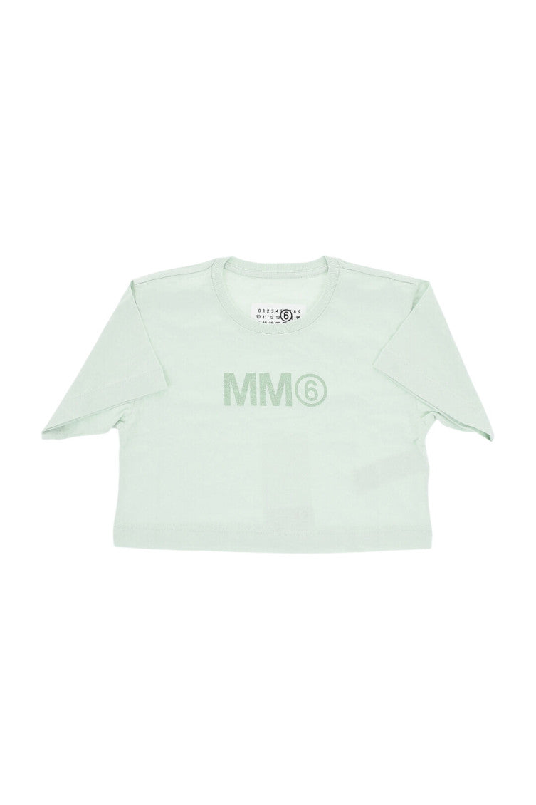 Girls Light Green Logo T-Shirt 1
