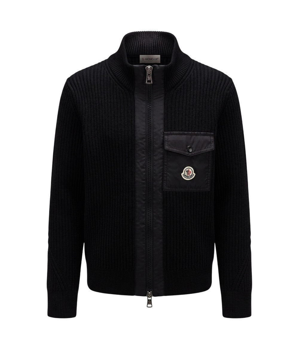 Boys Black Knitted Jacket 1