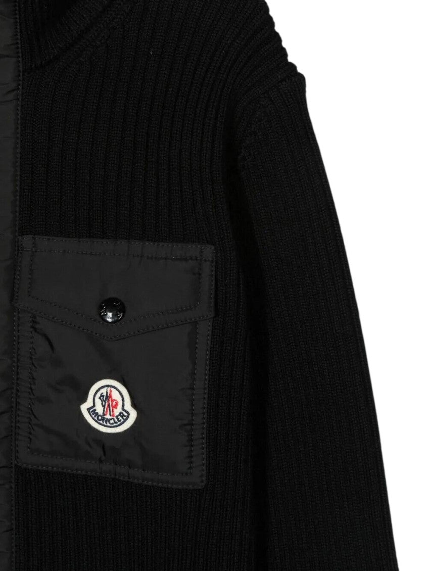 Boys Black Knitted Jacket 3