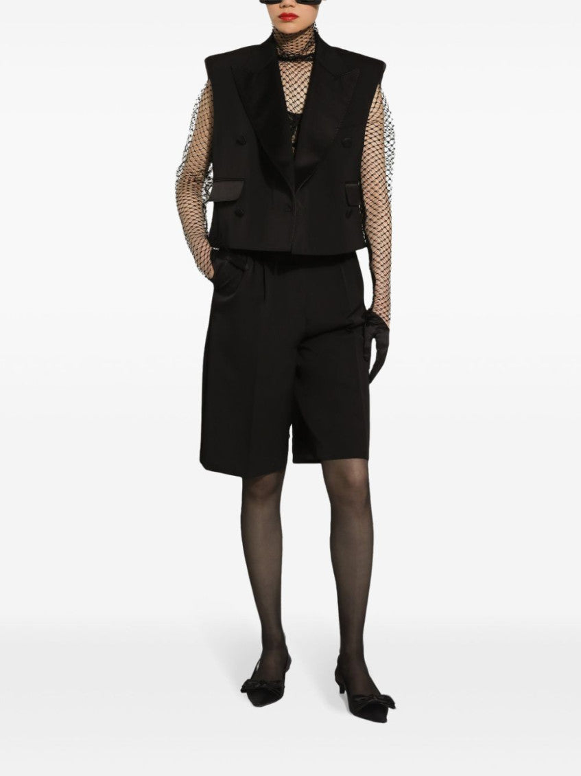 Black  Sleeveless Blazer 5