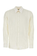Ivory stretch silk shirt 1