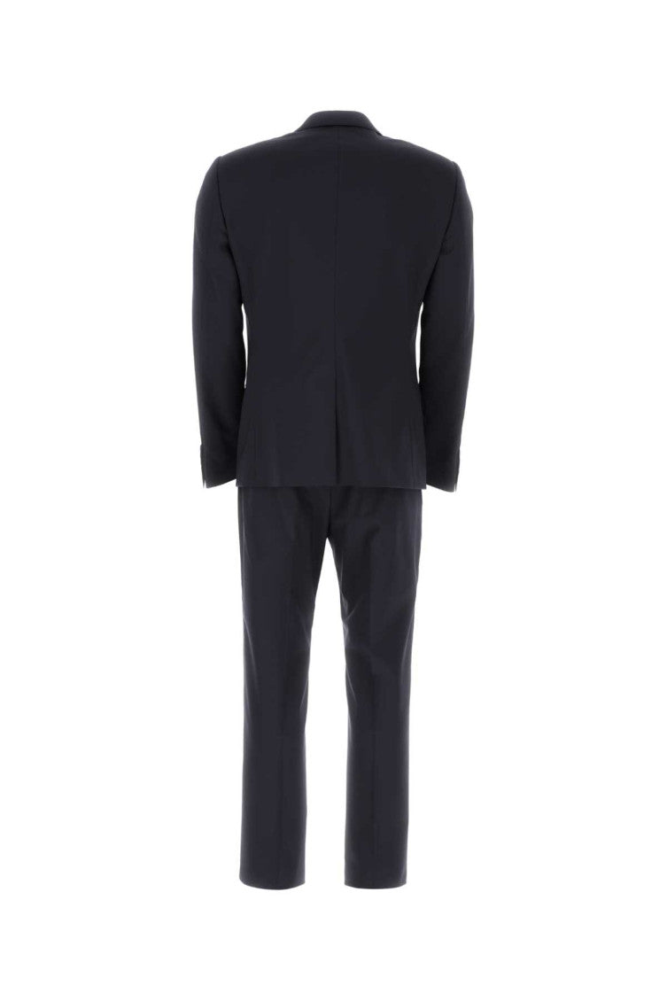 Navy blue light wool Martini suit 2