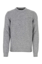 Grey nylon blend sweater 1