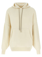 White 'Hun Hoodie' sweater 1