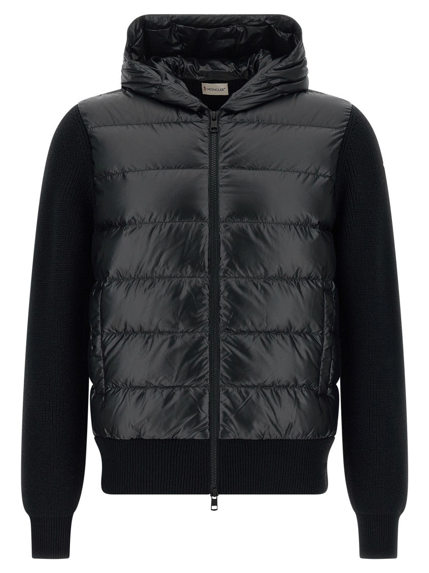 Black Wool Cardigan 1