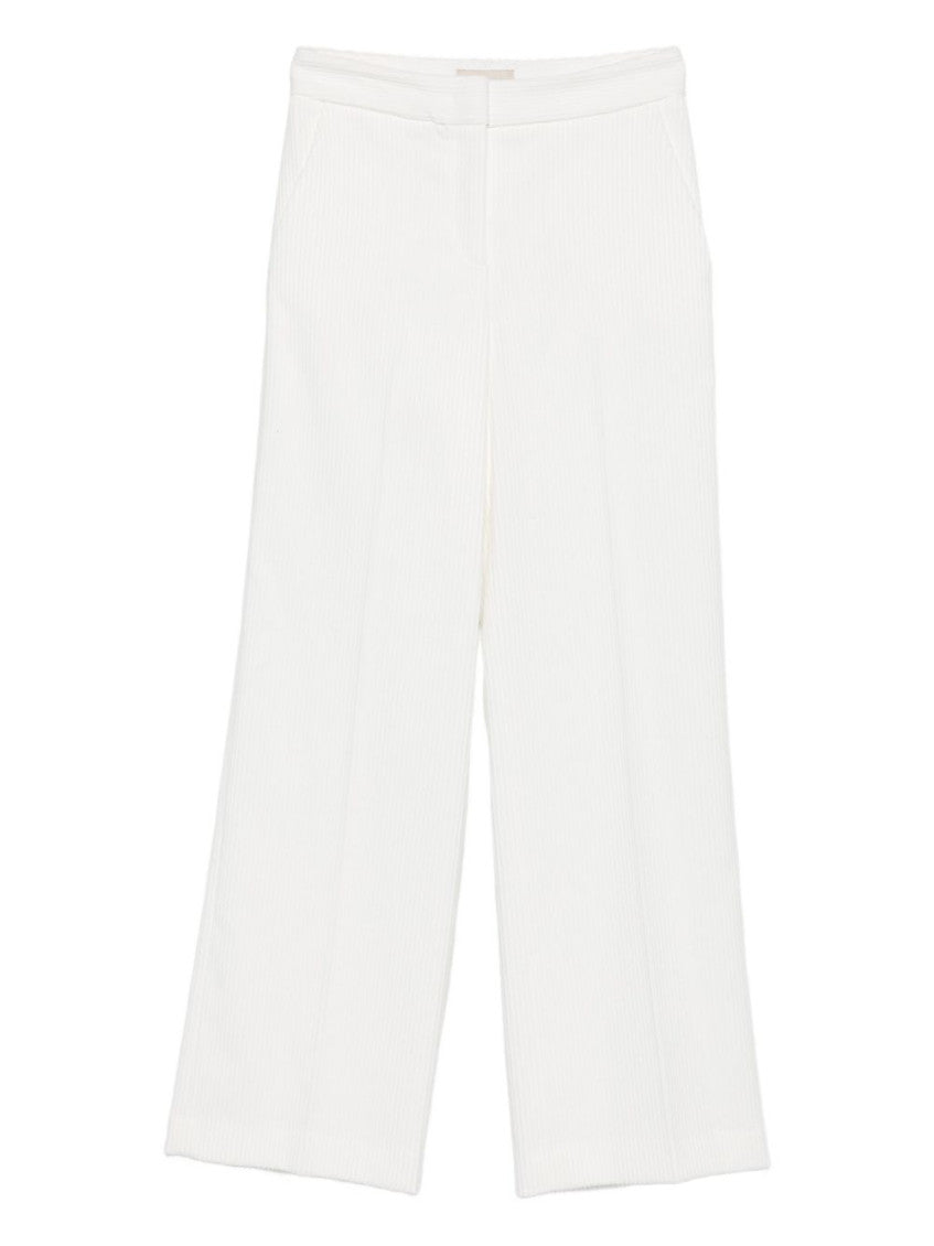 White Velvet Trousers 1