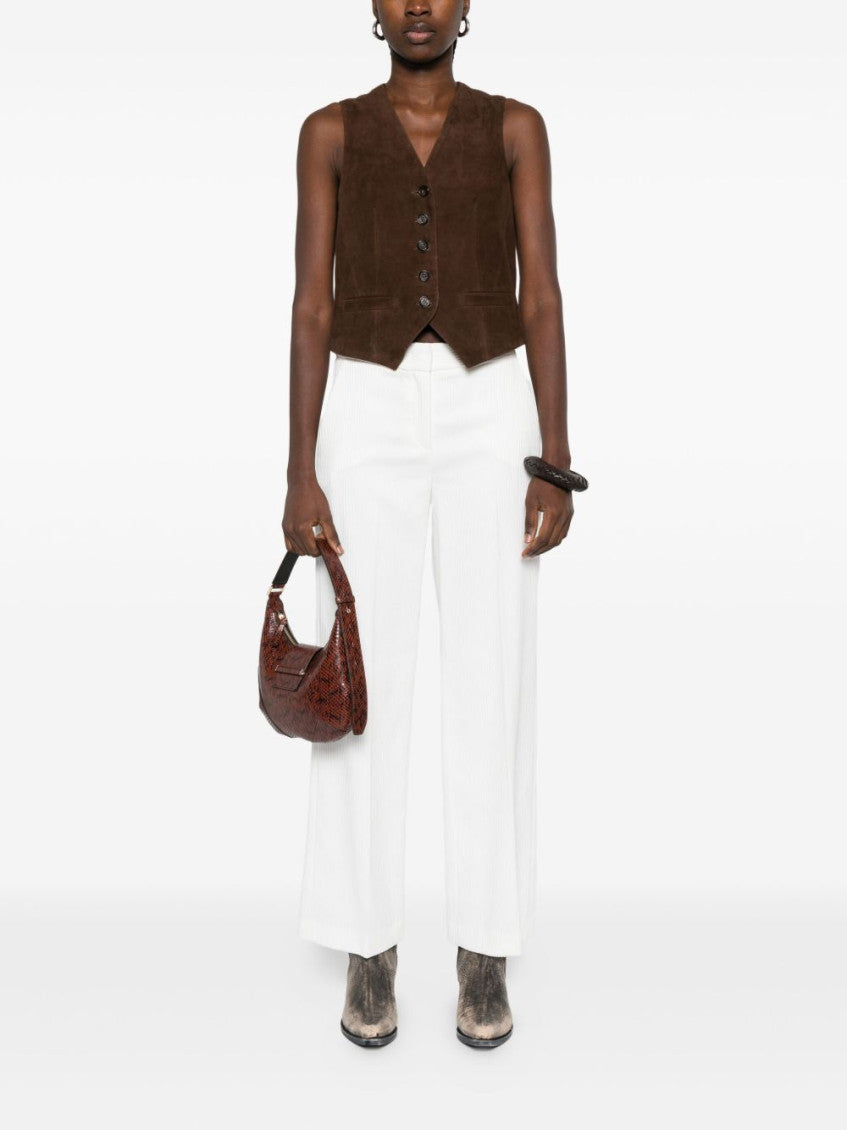 White Velvet Trousers 3