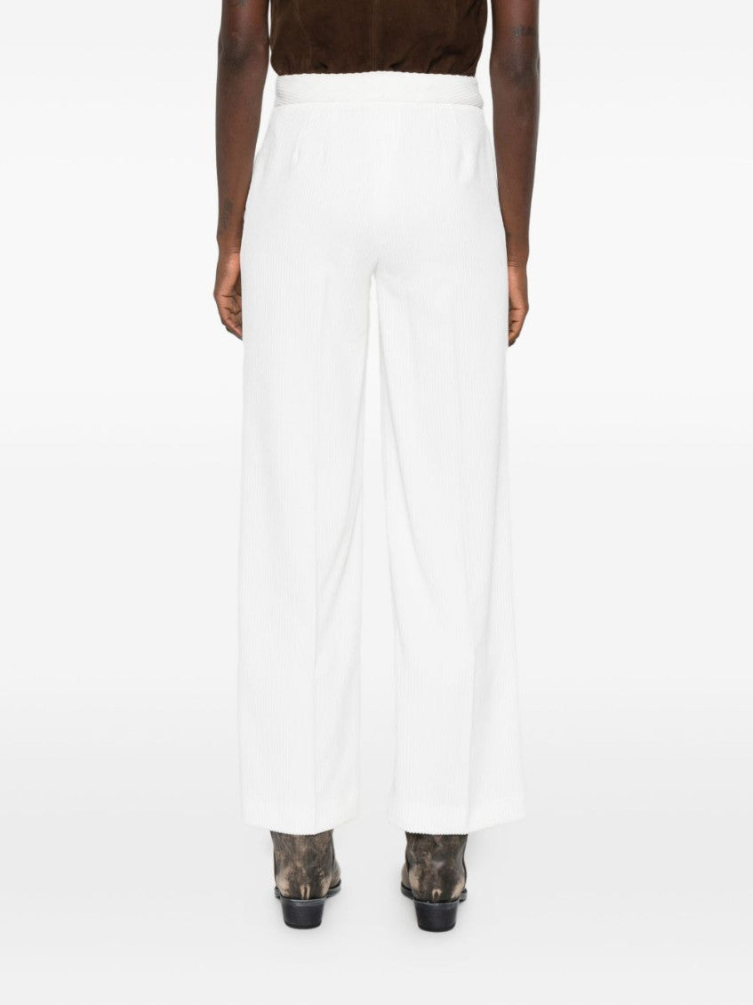 White Velvet Trousers 4