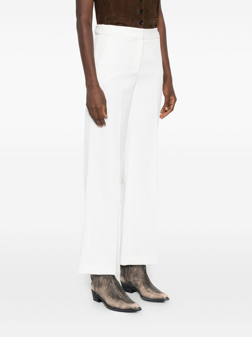 White Velvet Trousers 5