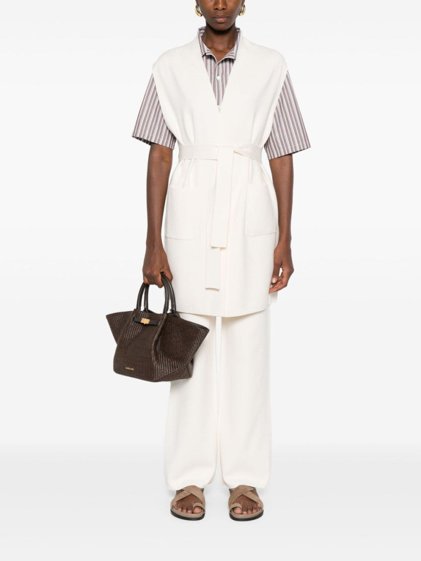 White Wide-Leg Trousers 2