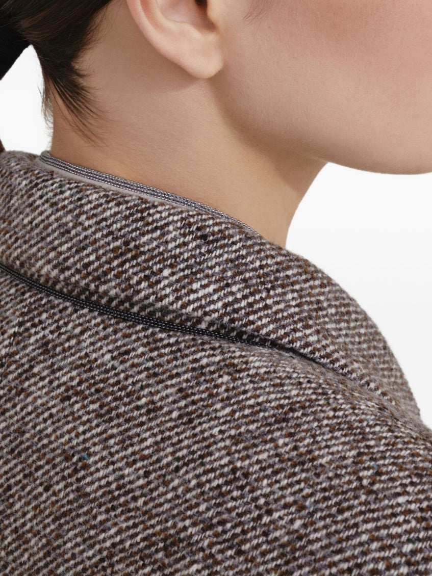 Brown Double-Breasted Blazer 6