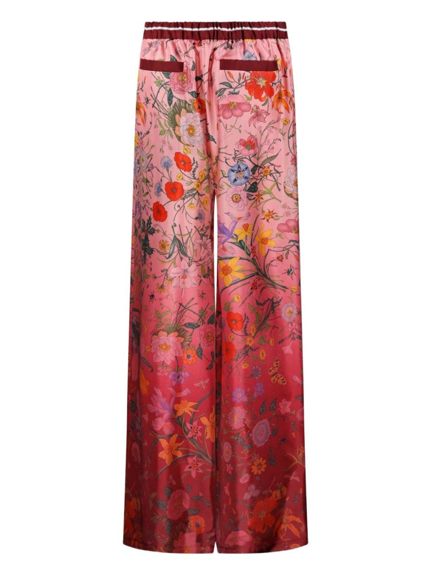 Red Pink Printed Trousers 2