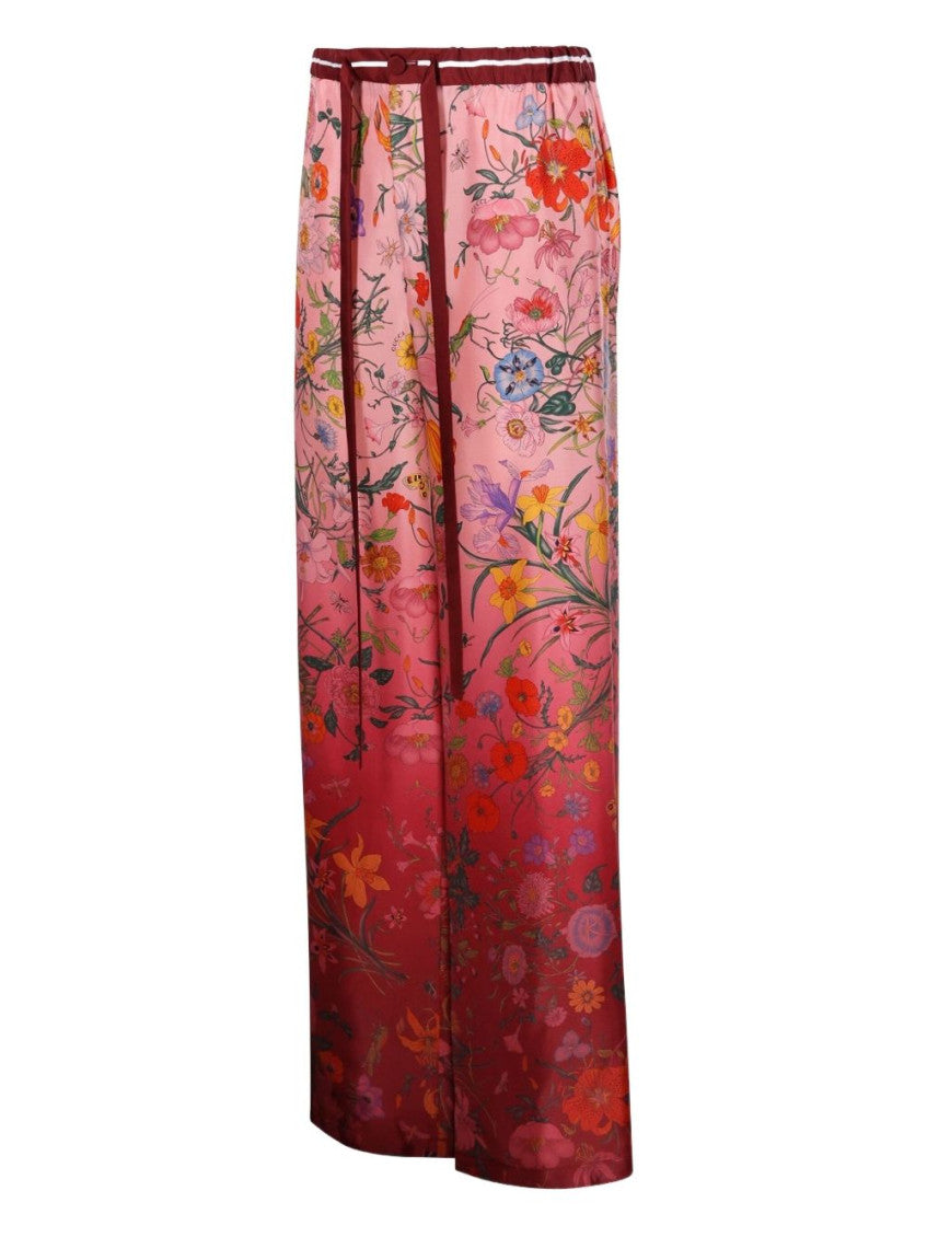 Red Pink Printed Trousers 3