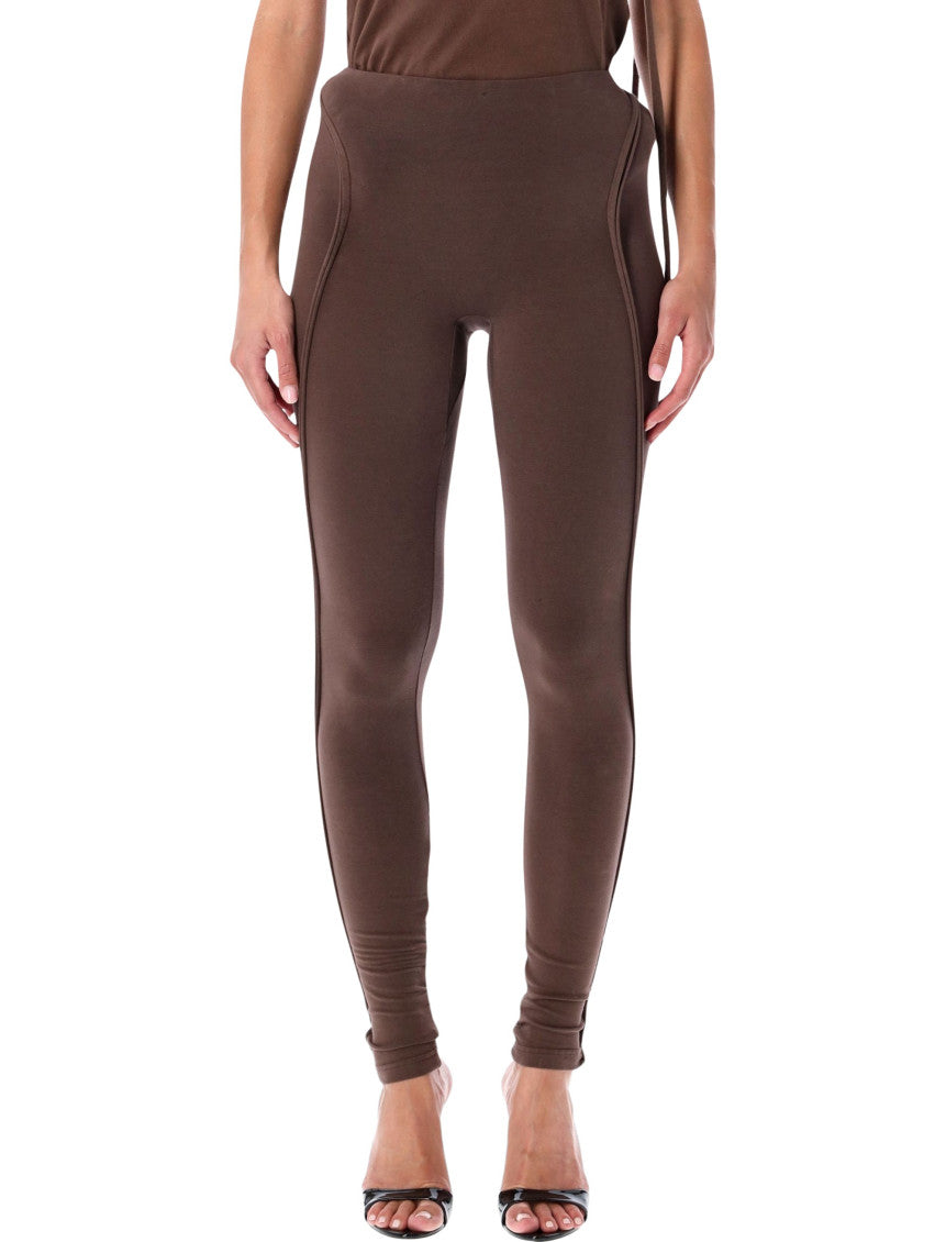 Brown Organic Cotton Leggings 1