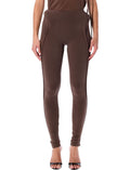 Brown Organic Cotton Leggings 1