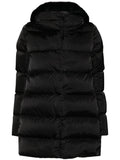 Black Midi Hooded Jacket 1