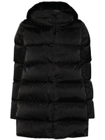 Black Midi Hooded Jacket 1