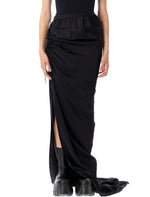 Black Draped Skirt 1