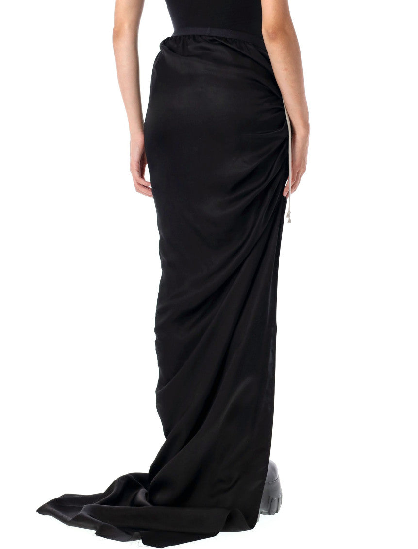 Black Draped Skirt 2