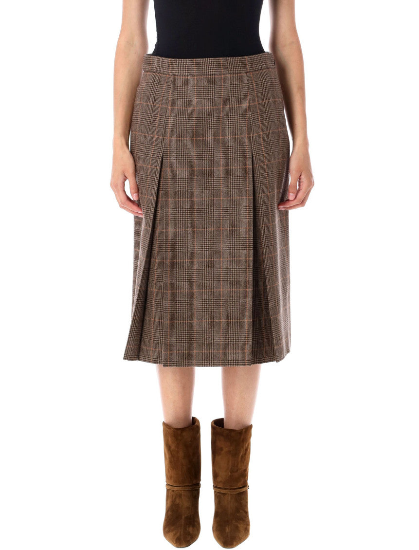 Beige Midi Skirt 1