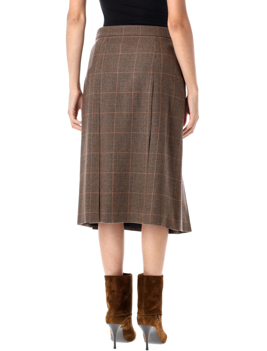 Beige Midi Skirt 2