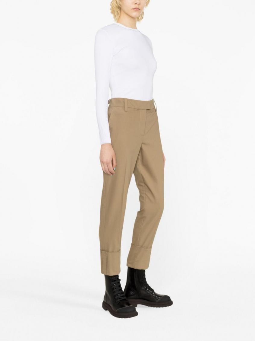 White Long sleeve cotton t-shirt 4