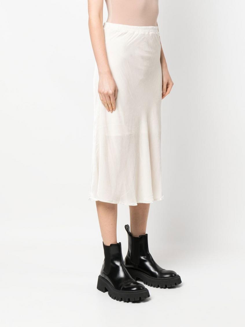 White Velvet long skirt 5
