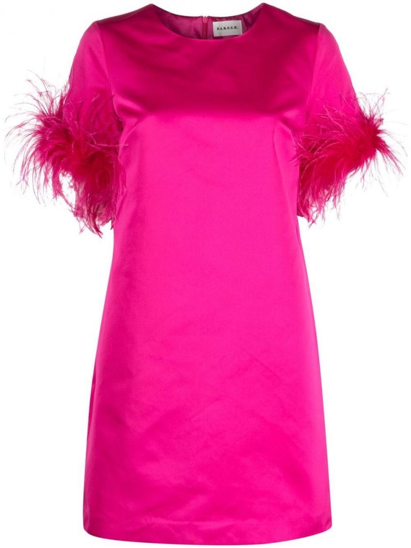 Fuchsia mini dress 1