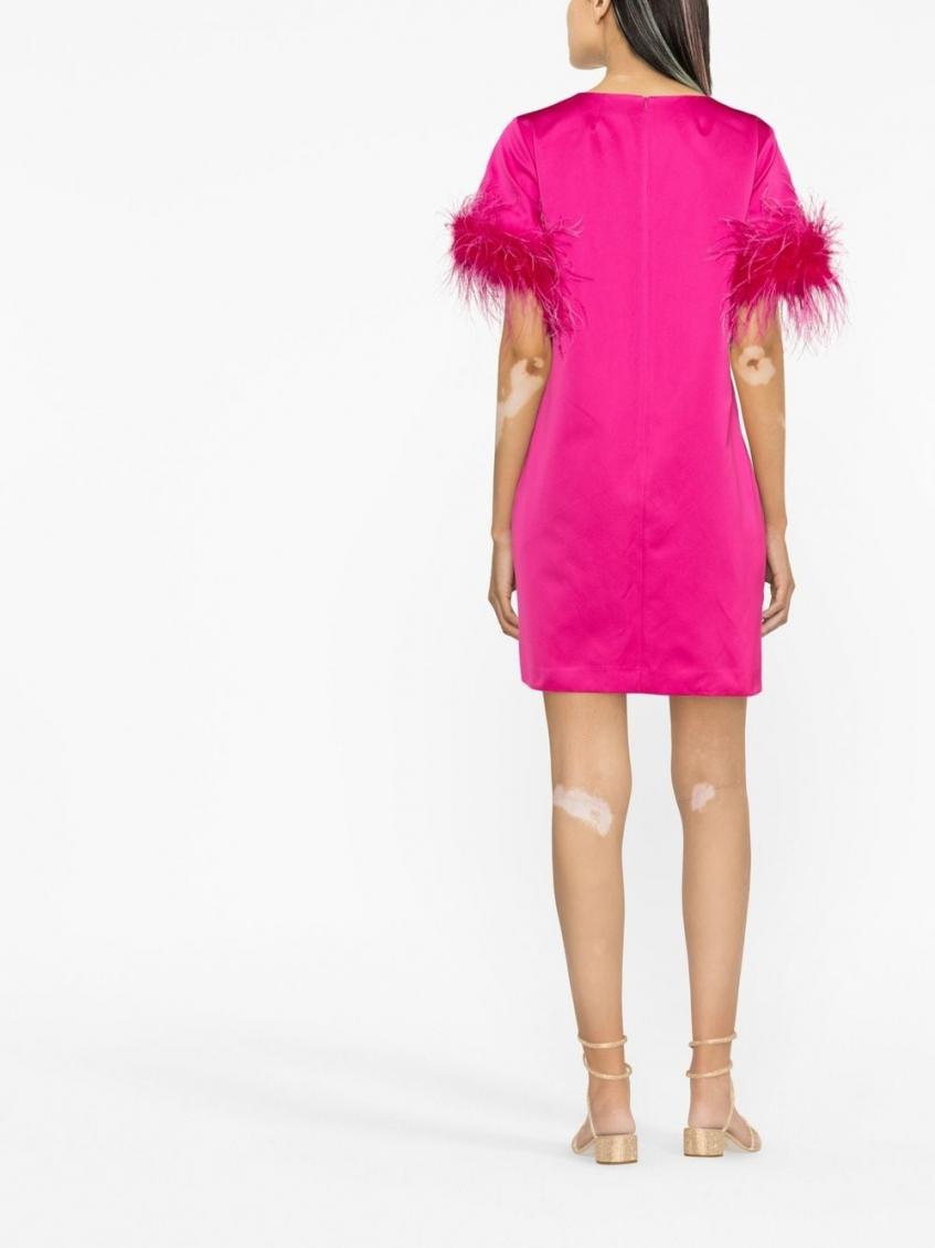 Fuchsia mini dress 5
