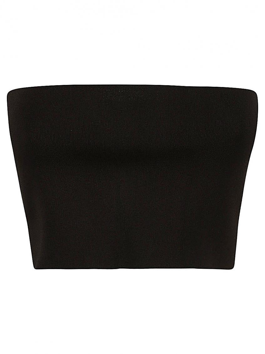 Brown Viscose bandeau top 2