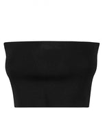 Black Viscose bandeau top 1