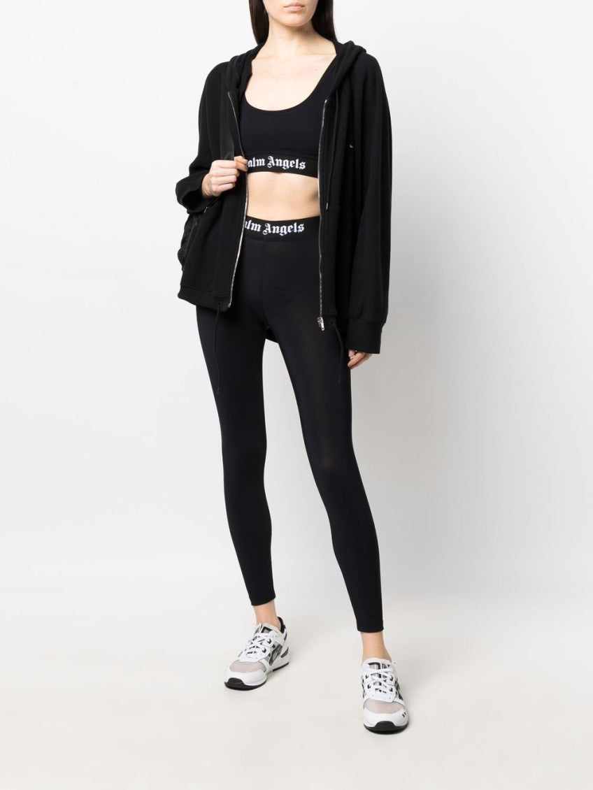 Black Classic Logo sport bra 10