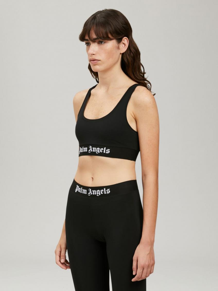 Black Classic Logo sport bra 3