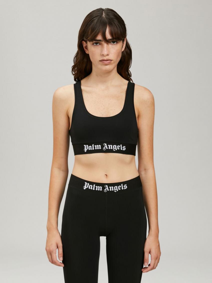 Black Classic Logo sport bra 5