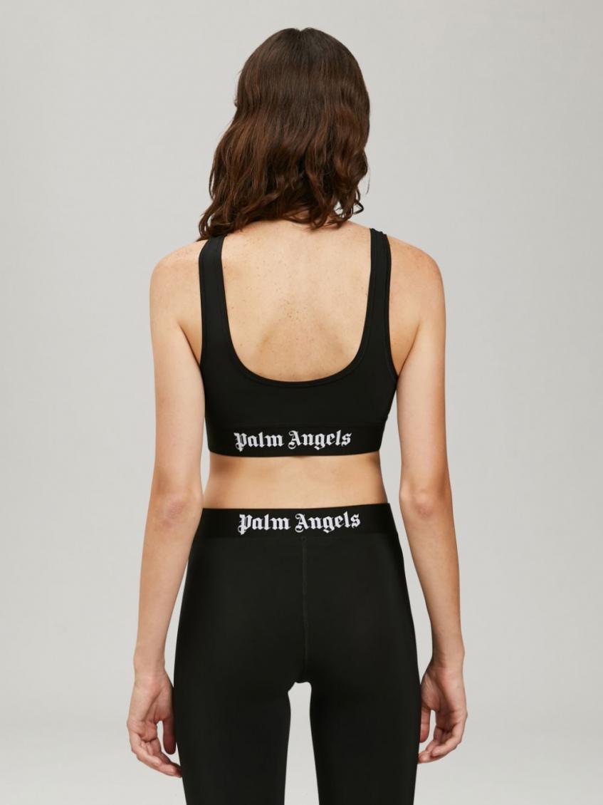Black Classic Logo sport bra 6