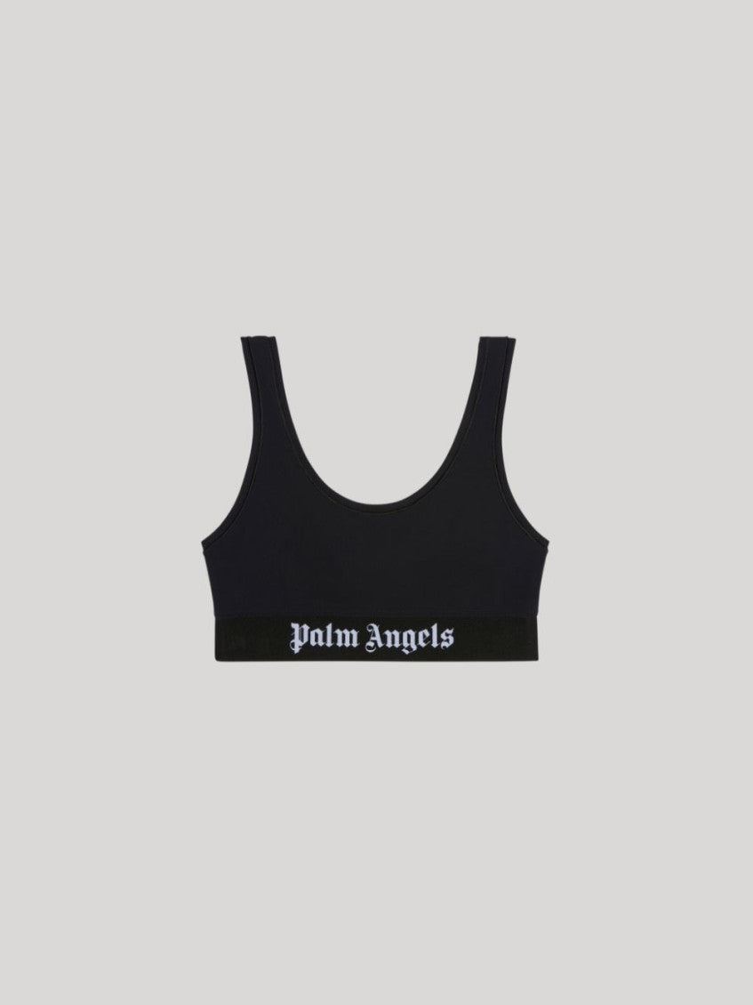 Black Classic Logo sport bra 8