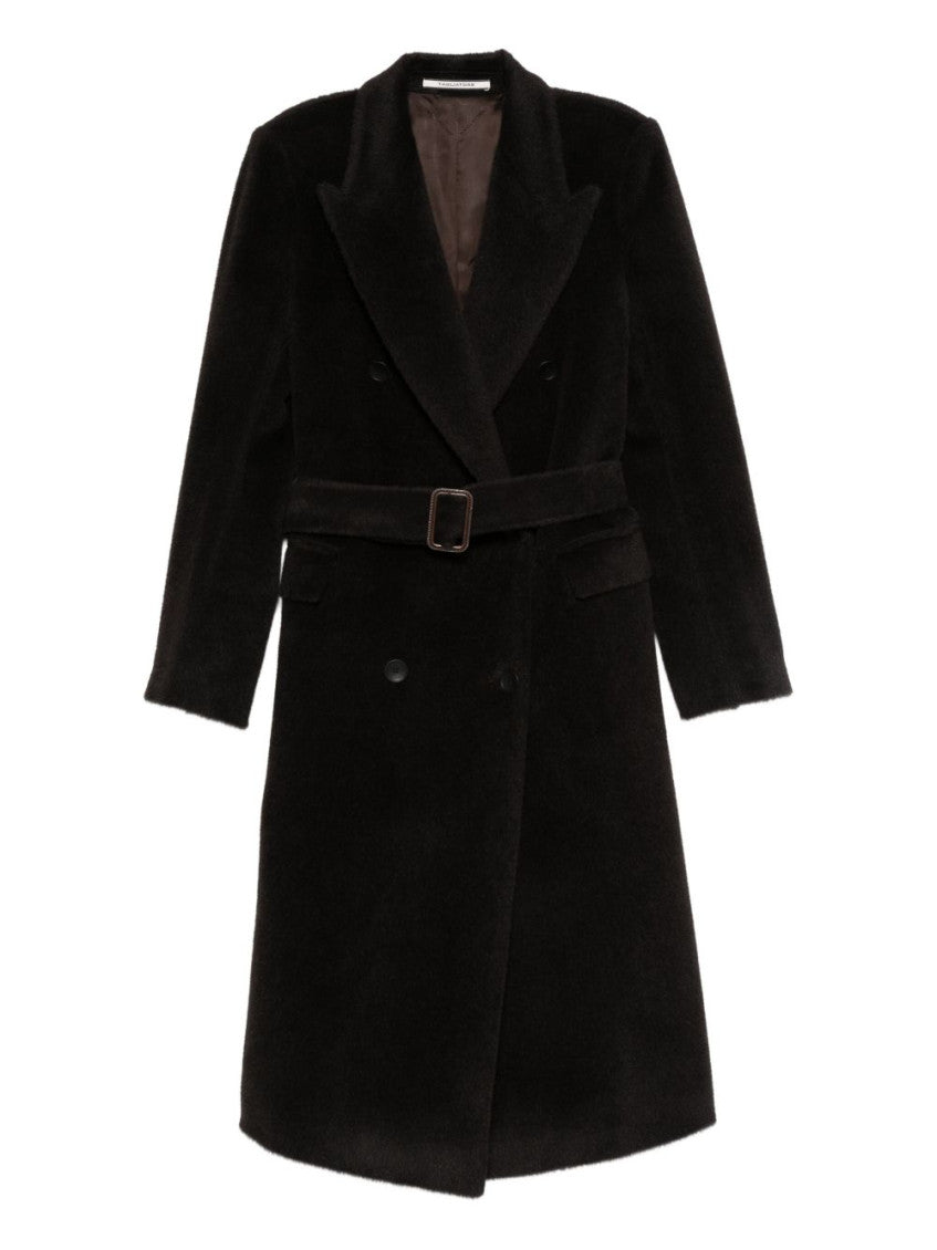 Brown Double-breasted Coat 1