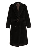 Brown Double-breasted Coat 1
