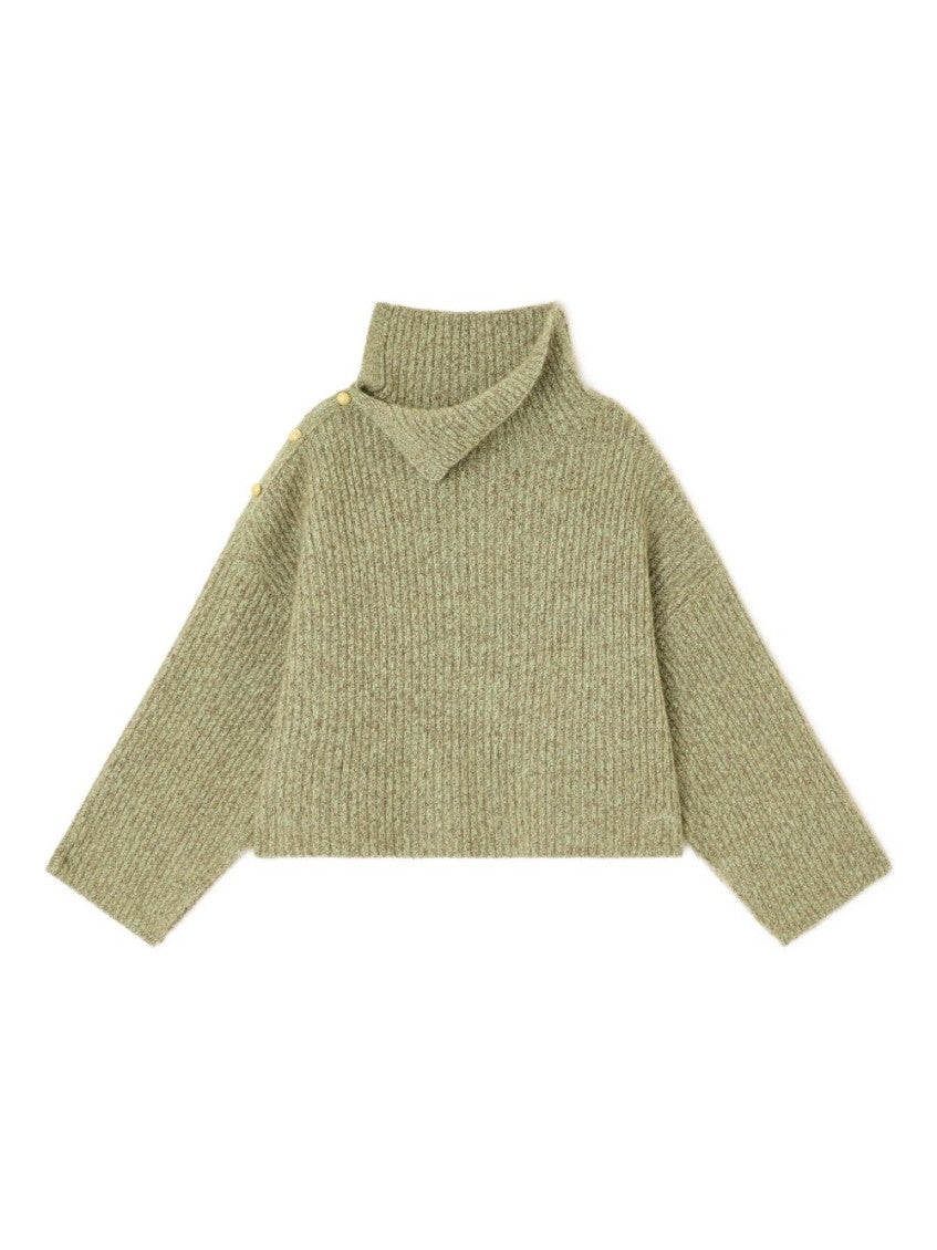 Green High-neck Sweater 1