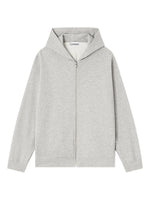 Grey Zipped Hoodie 1