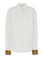 White Regular Embellished Shirt 1