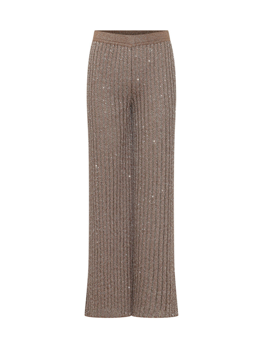 Pink Slim Elasticated Pants 1