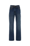 Blue Straight High Rise Jeans 1