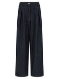 Blue Relaxed High Rise Jeans 1