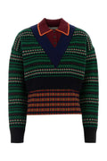 Multicolor Geometric Sweater 1