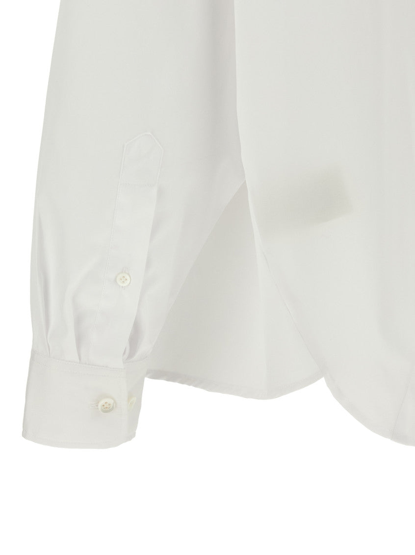 White Regular Solid Shirt 4