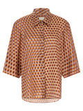 Multicolor Oversized Polka Dot Shirt 1